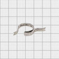 "Сигиллума" кольцо в серебряном покрытии из коллекции "Двойная игра" от Jenavi
