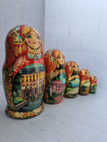 Матрешка "Петергоф" 5 мест