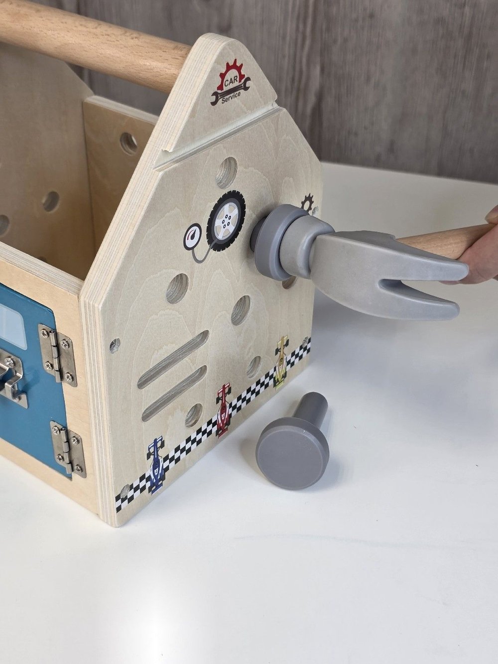 Набор инструментов детский деревянный конcтруктор