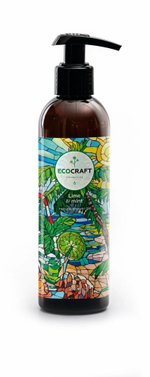 ECOCRAFT Гель для душа натуральный "Lime and mint" Лайм и мята 250 мл (75904)