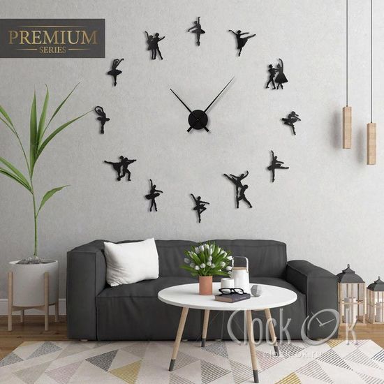 Настенные 3D часы Dance
