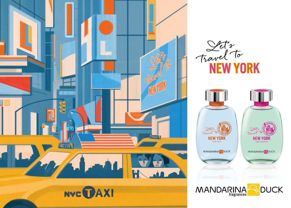 Mandarina Duck Let's Travel To New York For Man