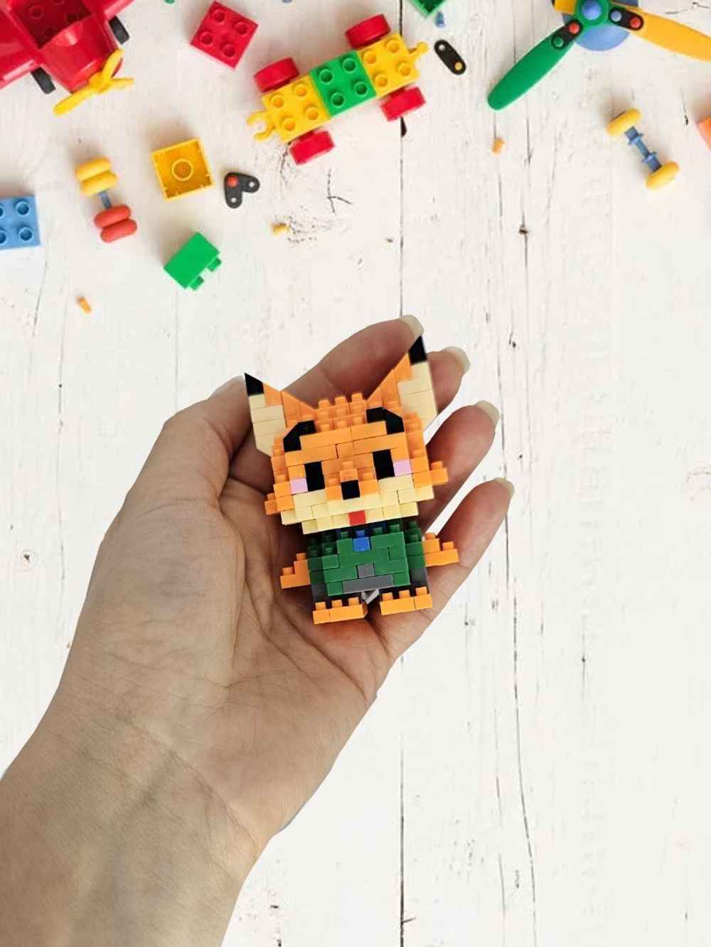 Конструктор 3D Bricks Лис Ник