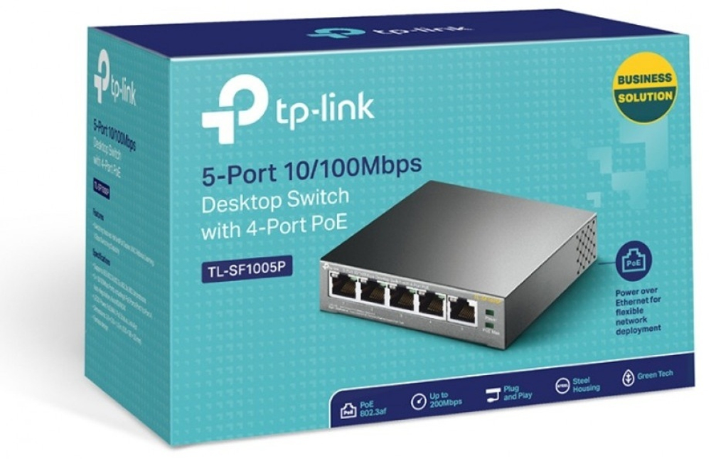 Коммутатор TP-LINK TL-SF1005P V5.0