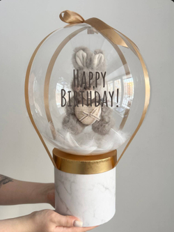 Воздушные гелиевые шарики с доставкой по Хабаровску зайка №4631