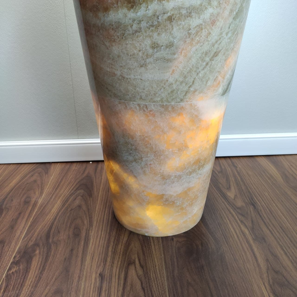 Раковина напольная из оникса Sunset ON-61347 (45*45*90)