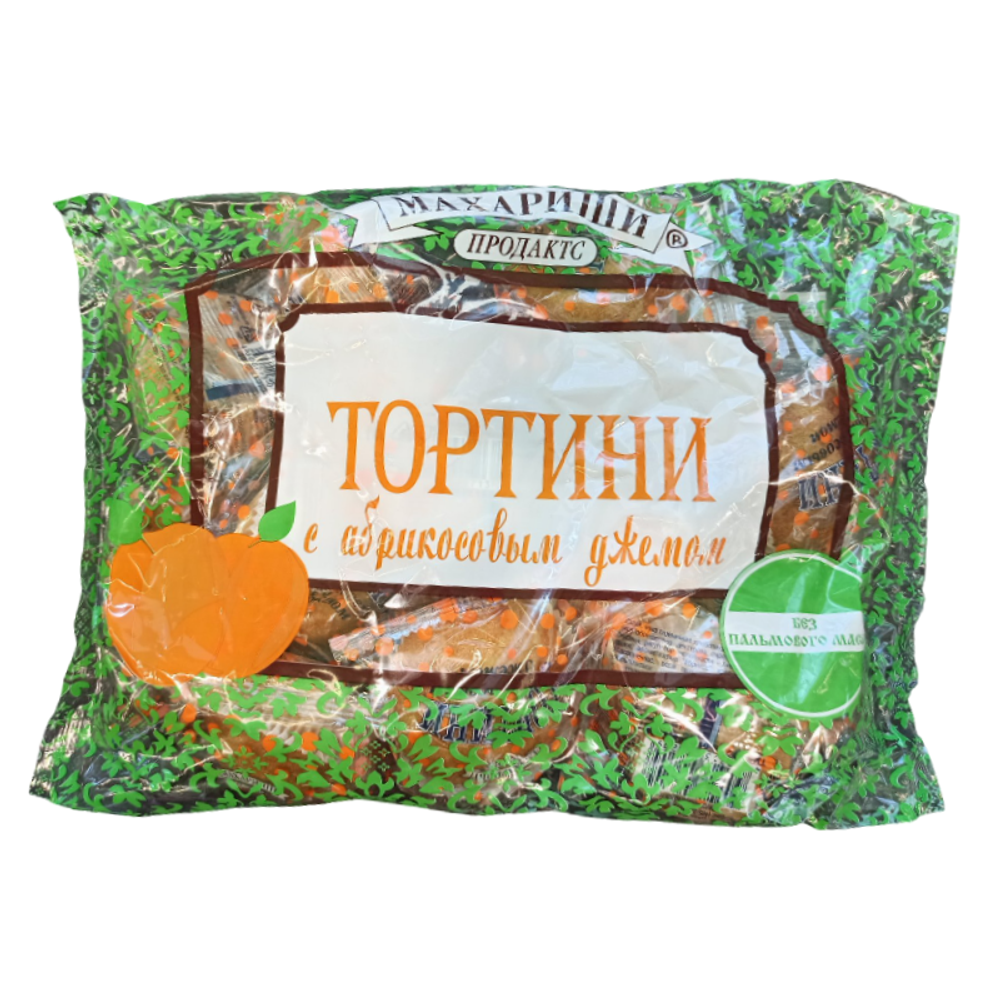 Тортини С абрикосом "Махариши" 500г