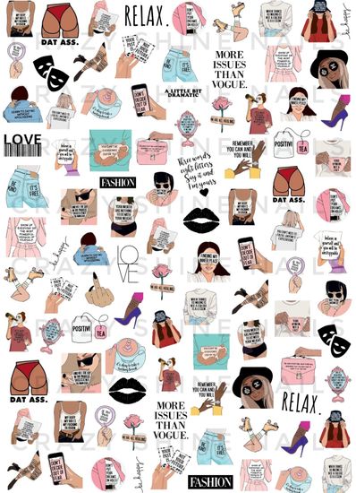 Слайдер-дизайн Crazy Shine Nails: Мотивашки