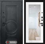 Дверь Входная Лабиринт GRAND С зеркалом 18 Белое дерево