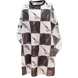 Накидка c серым рисунком на липучке  (125х150см) h10860