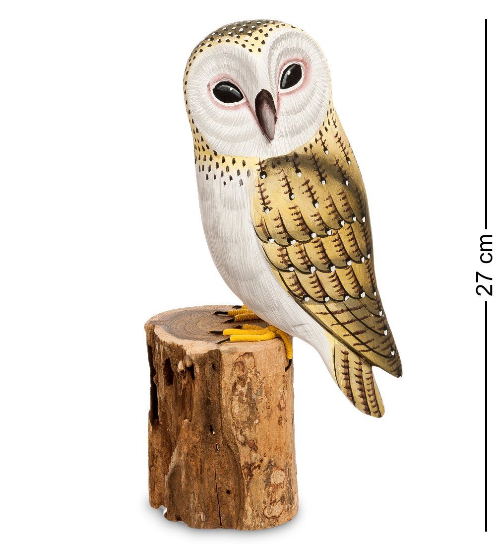 Decor and Gift 89-003 Фигурка «Сова Сипуха» (о.Бали)