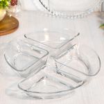 Менажница 4-х секционная 24см с блюдом "Denise"