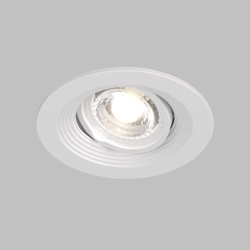 DK3029-WH Встраиваемый светильник, IP 20, 10 Вт, GU5.3, LED, белый, пластик