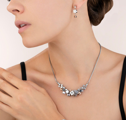 Серьги Coeur de Lion Silver-Rosegold 5037/21-1723