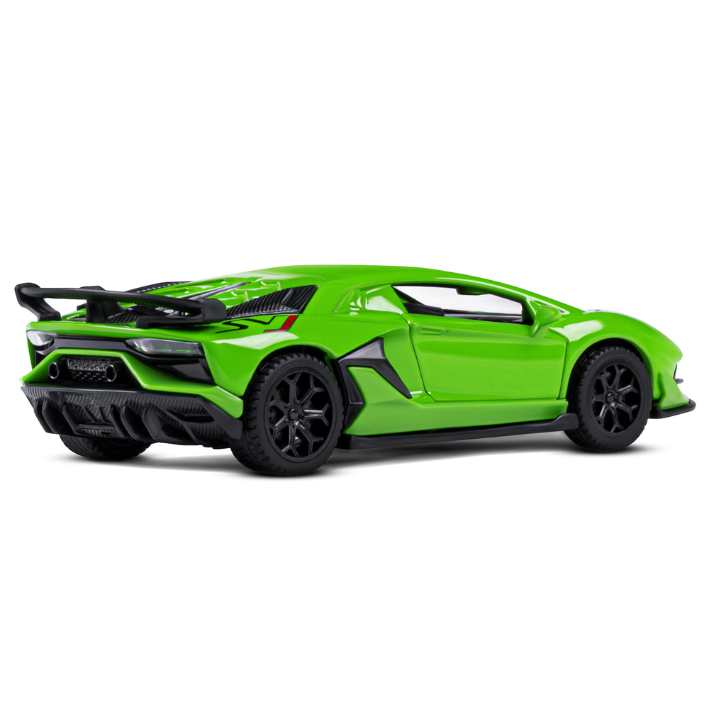 Модель 1:43 Lamborghini Aventador SVJ, зеленый, инерция, откр. Двери