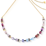 Колье Coeur de Lion Purple-Blue 3030/10-0807