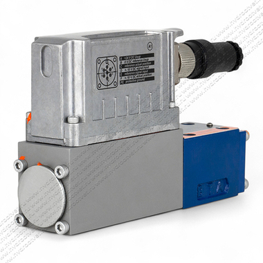 4WRPEH6C4B40L-2X/G24K0/A1M - Сервораспределитель Ду6 с обратной связью по положению золотника и встроенным усилителем (OBE), номинальный расход 40 л/мин, характеристика L - линейная, схема C4, сигнал управления A1 = ±10 V