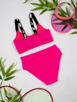 купальник раздельный спортивный с топом для бассейна