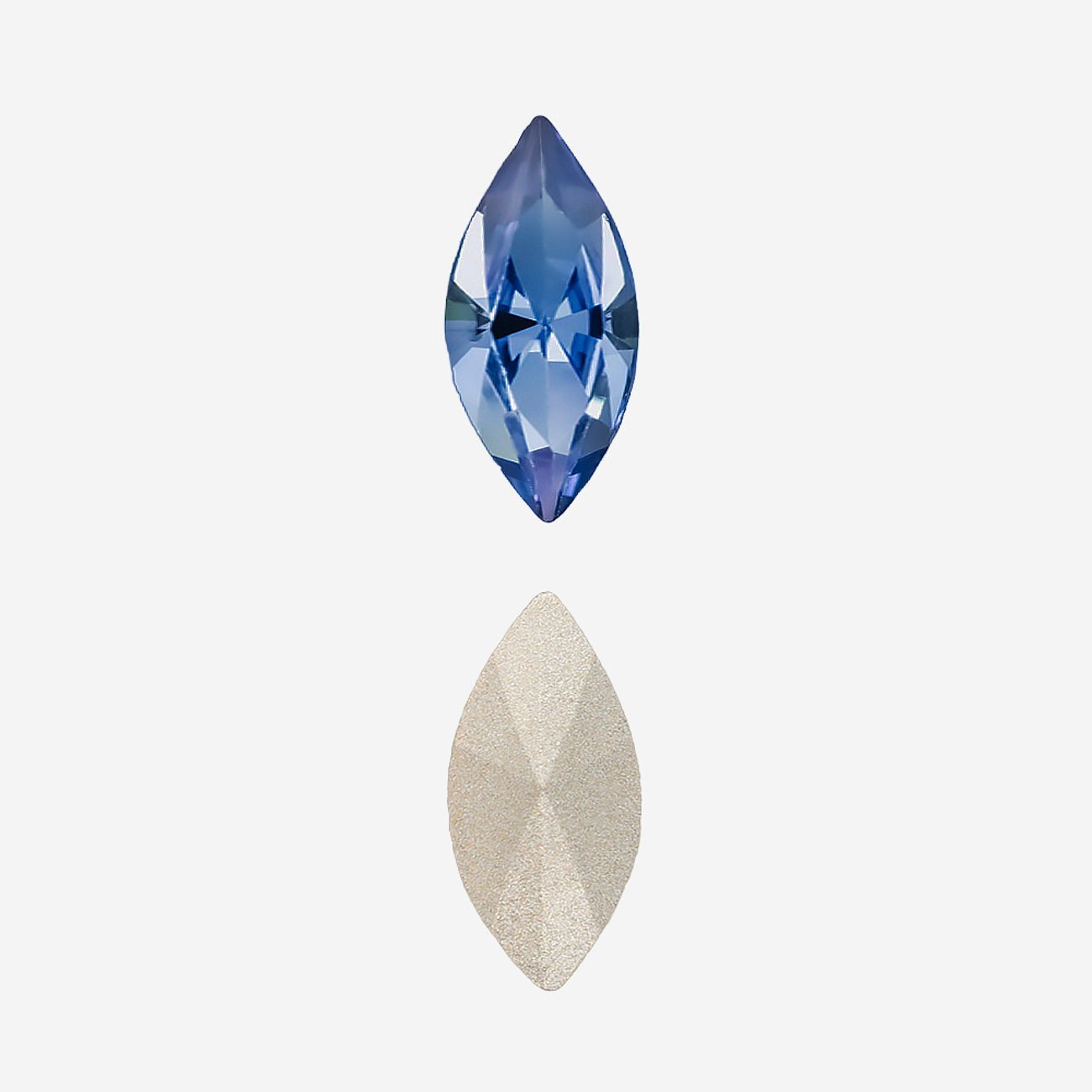 Кристалл Маркиз (Marquise Fancy Stone), оттенок "Сапфир"/"Sapphire", 10*5мм
