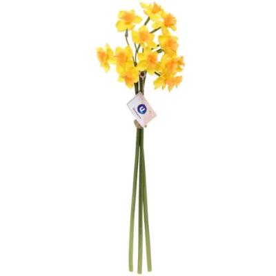 Цветок искусственный «Natur» 50см Нарциссы желтые