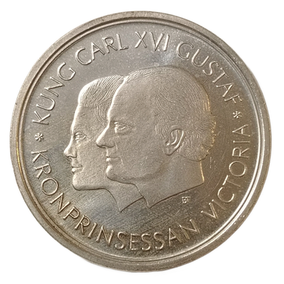 Монета Швеции 200 крон 1999 год "Миллениум"