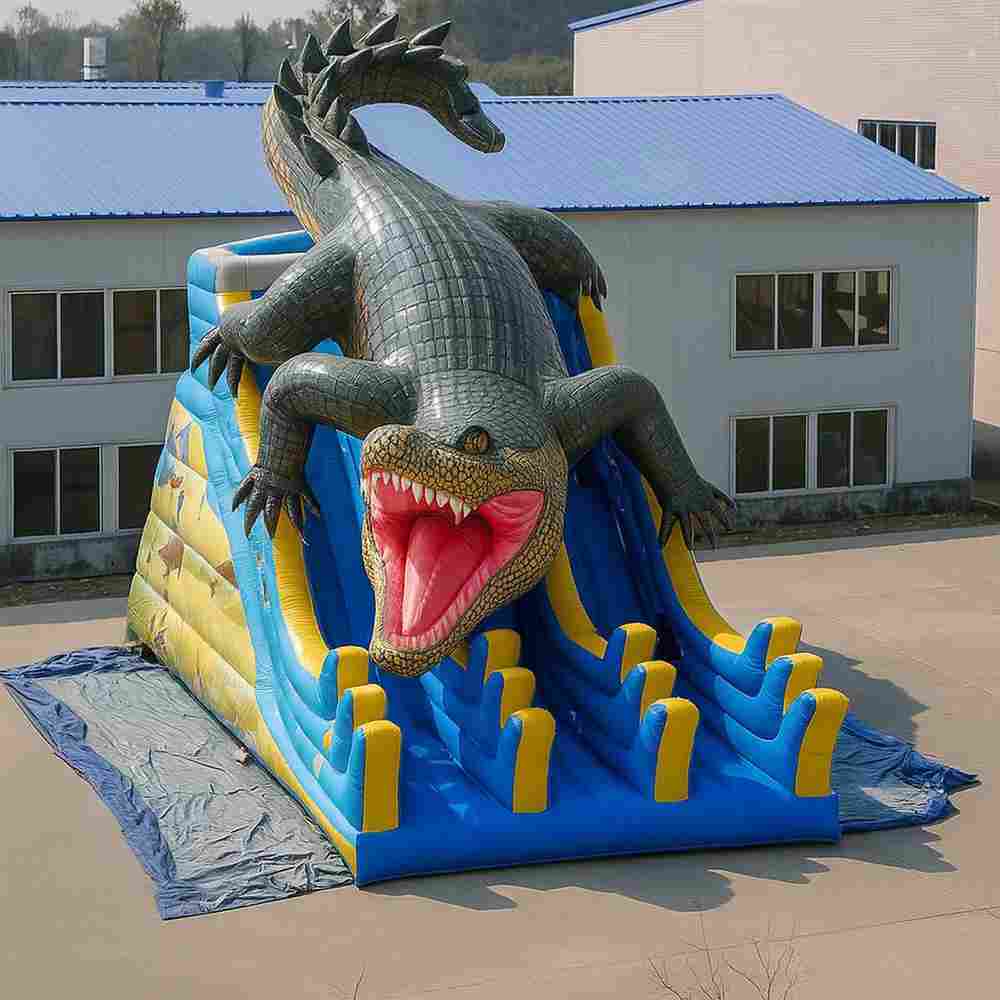 Водная горка «Крокодил Данди», 12х5х7 м