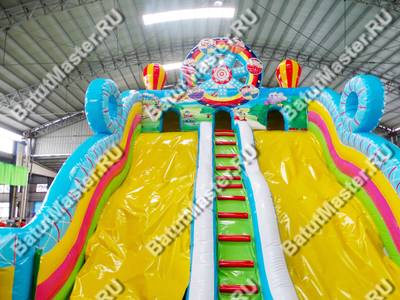 Коммерческий батут "Летняя прогулка", 17*7*7,5 м