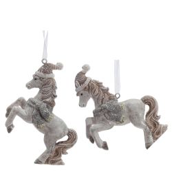 GAEM Фигурка декоративная подвесная "Лошадка", L9 W2,5 H8,5 см, 2в.