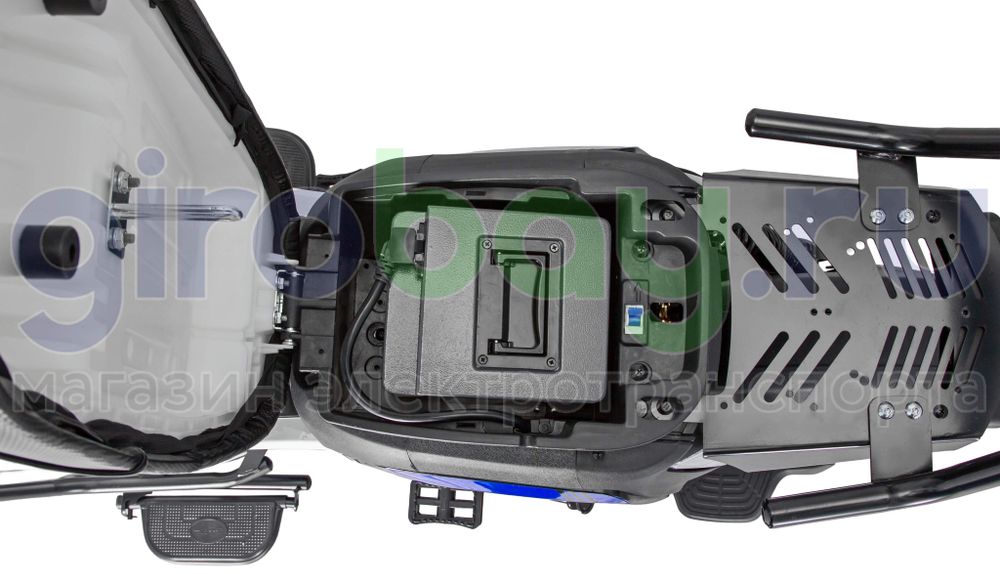 Электроскутер WENBOX U7 1500W (60V/45Ah) - Синий фото №13