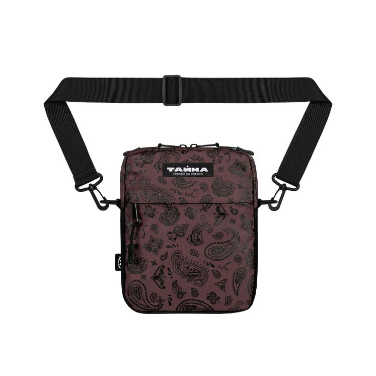 Сумка через плечо ТАЙНА коричневые/пейсли