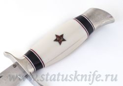 Нож Чебуркова Финка НКВД Дамаскфотография - 3