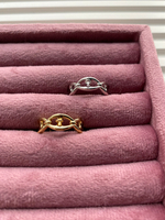 Кольцо-основа "Цепь "Celine"" с петелькой