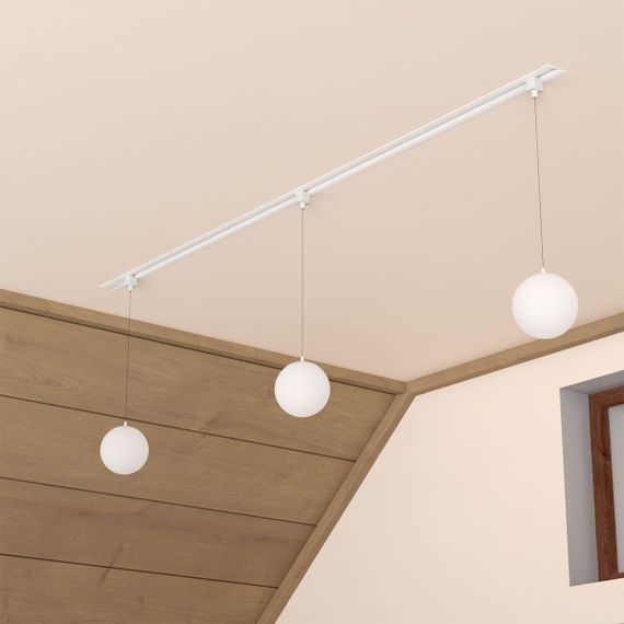 Шинопровод встраиваемый однофазный Crystal Lux CLT 0.121 01 L2000 WH