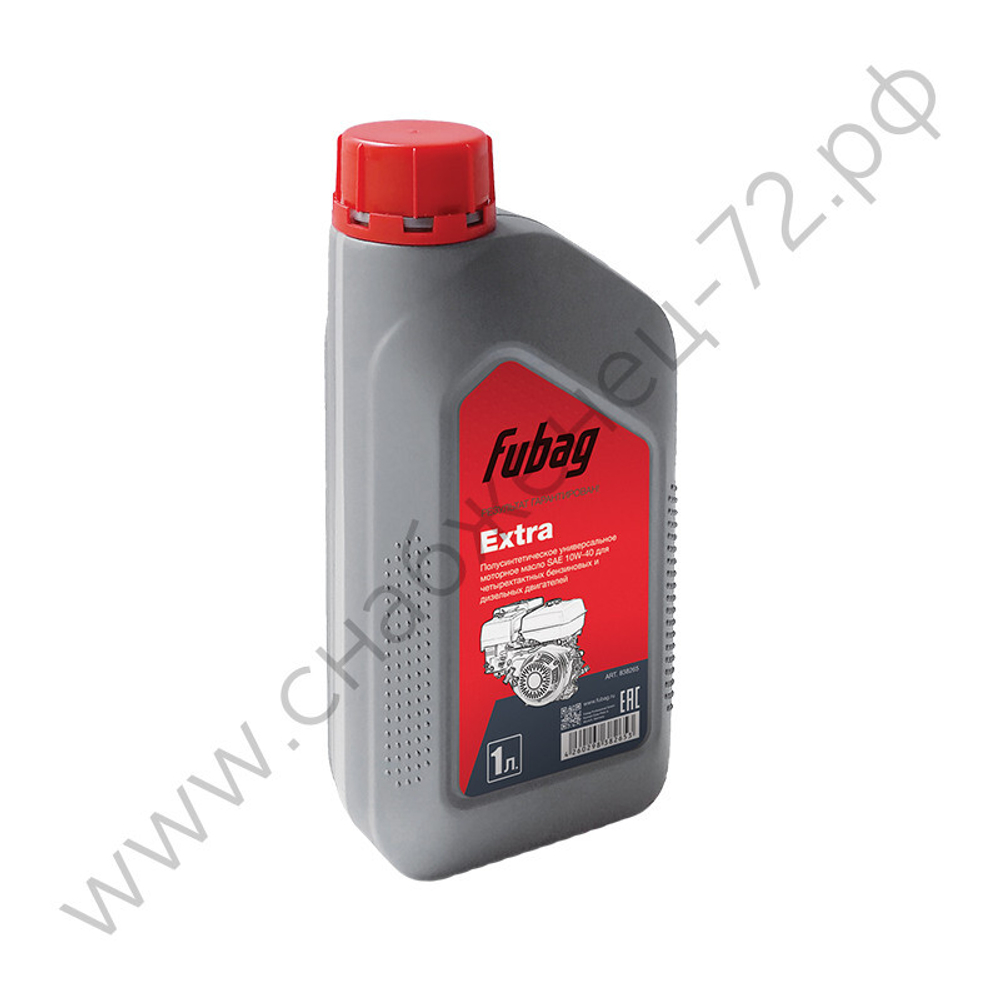 FUBAG Масло моторное универсальное полусинтетическое для четырехтактных бензиновых и дизельных двигателей 1л. Fubag Extra (SAE 10W40)