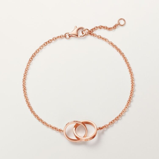Cartier LOVE bracelet, on chain in rose gold