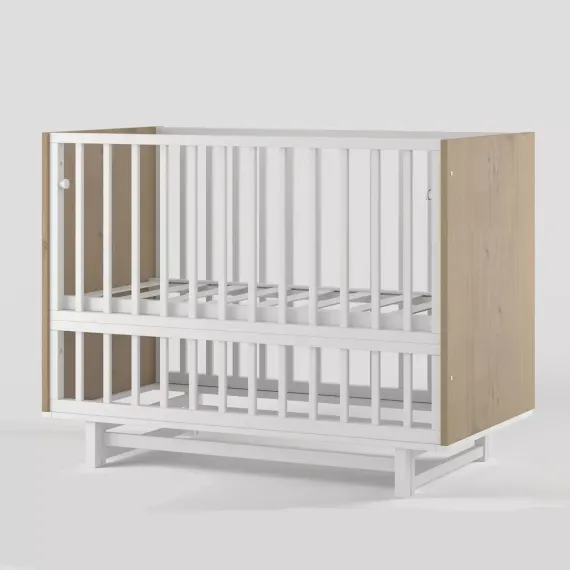 Детская кроватка на маятнике Incanto Cambridge Белый/дуб