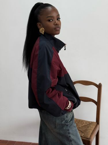 Куртка двухсторонняя The Breathe (бордовый/клетка)