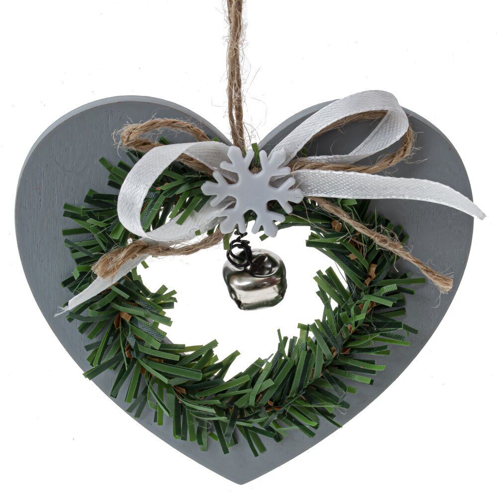 GAEM Изделие декоративное подвесное "Сердце/Ёлка/Звезда", L10,5 W1 H9,5 см, 3в.