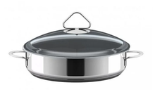 Сковорода ВСМПО-Посуда Гурман-Стекло 220224 24 см с крышкой