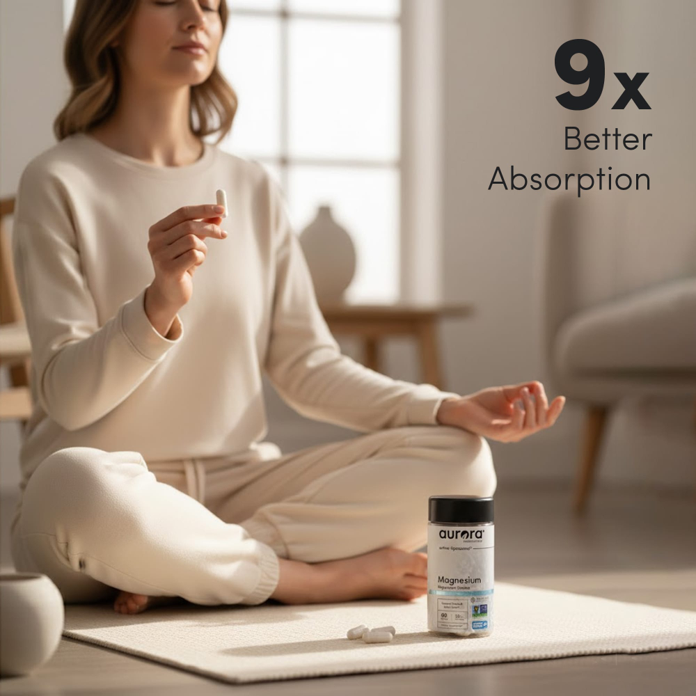 Aurora Nutrascience, хелатный бисглицинат магния, 60 капсул