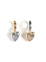 Cерьги "Ice Heart" Bicolor