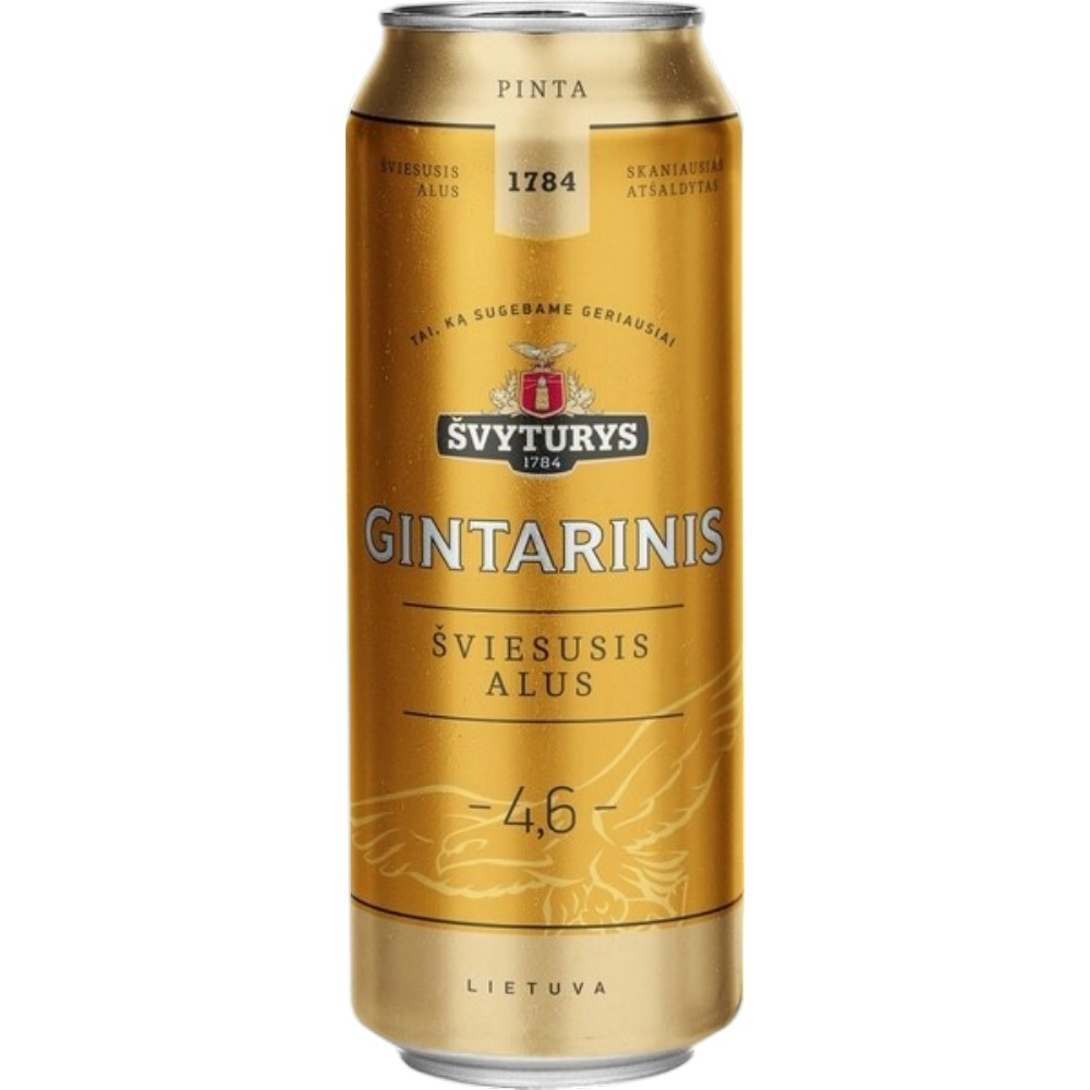 Пиво Svyturys Gintarinis Pilsner 0,568 л. in can