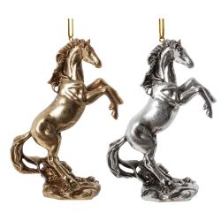 GAEM Фигурка декоративная подвесная "Лошадь", L8,5 W4 H12,5 см, 2в.