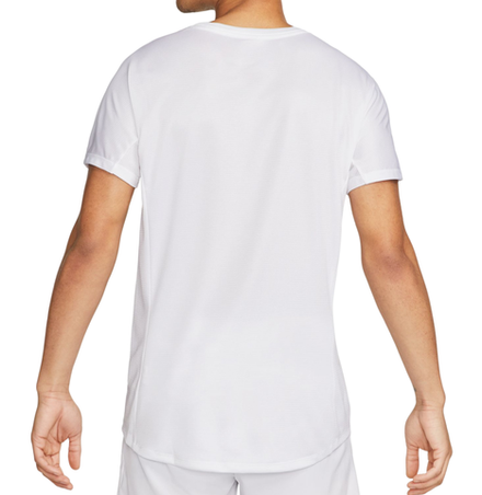 Мужская теннисная футболка Nike Rafa Challenger Dri-Fit Tennis Top - белый, черный