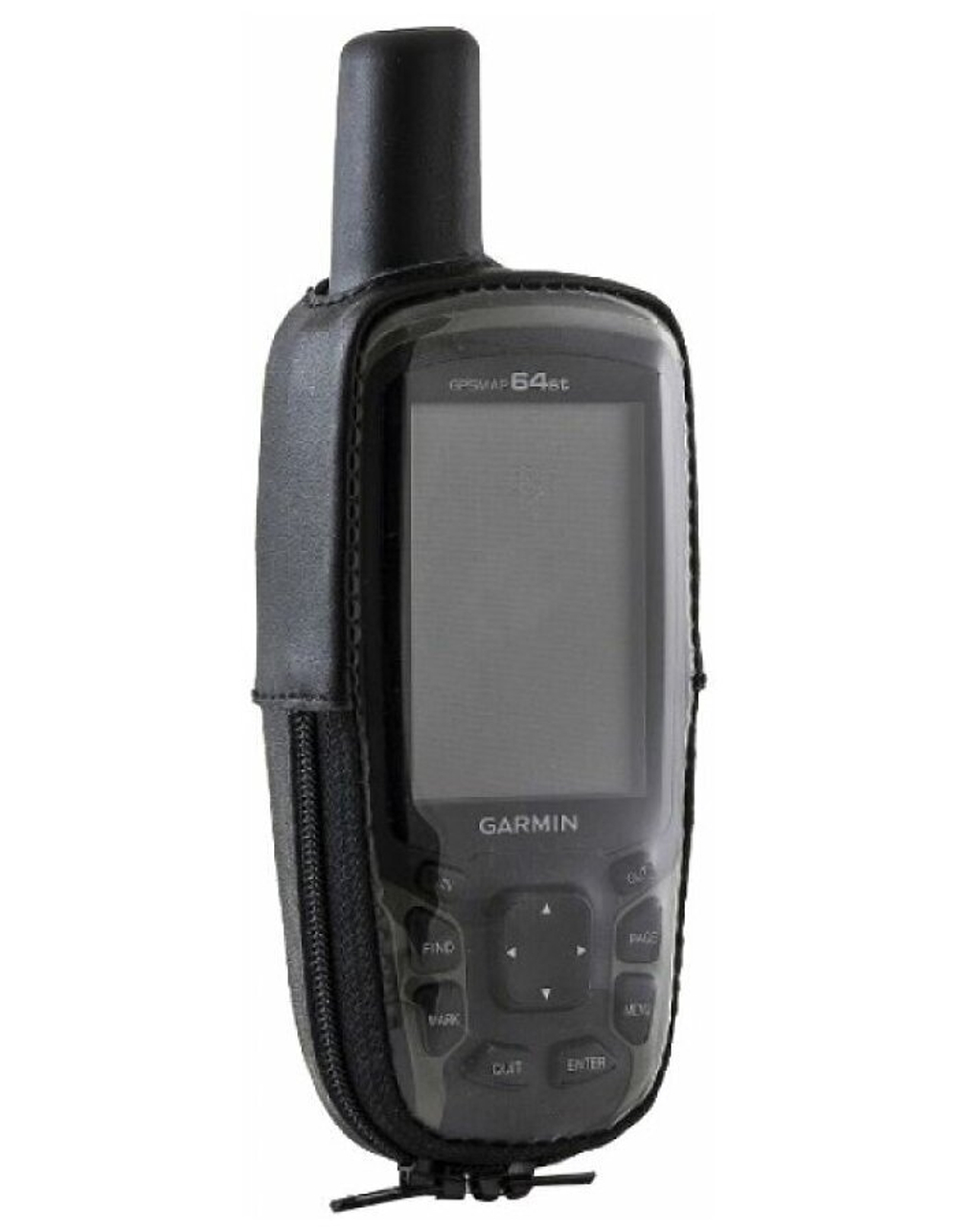 Garmin GPSMAP 64 / 62 чехол натуральная кожа, зажим с окном для зарядки (02-112)