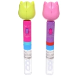 Мыльные пузыри «Тюльпан» 21 см, 60 мл, открывающийся, микс цветов