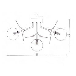 Потолочная люстра Imperiumloft MATISSE MATISSE-C01