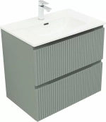 Тумба с раковиной Aquanet Джейн (Flat) 335433/330430 70 мисти грин