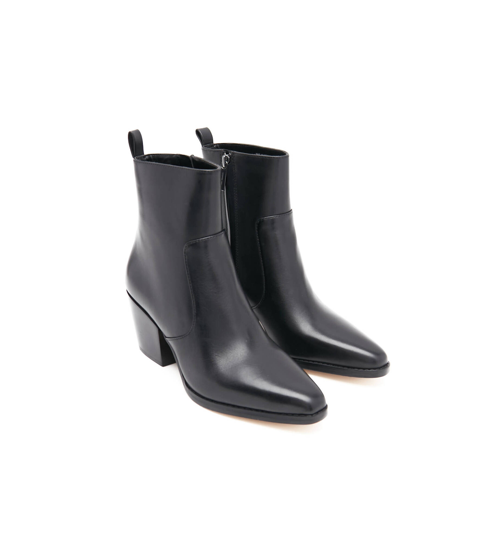 Кожаные ботильоны harlow Michael Kors - черный(40T2HLME5L)