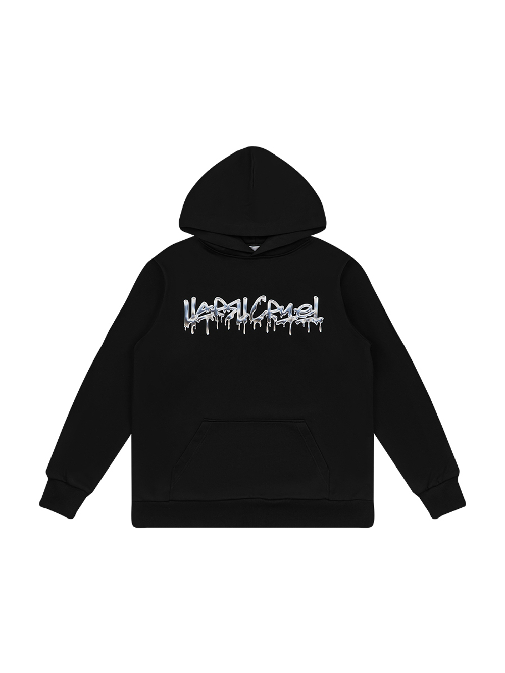Худи HARSHandCRUEL "Liquid Metal" Oversized Hoodie